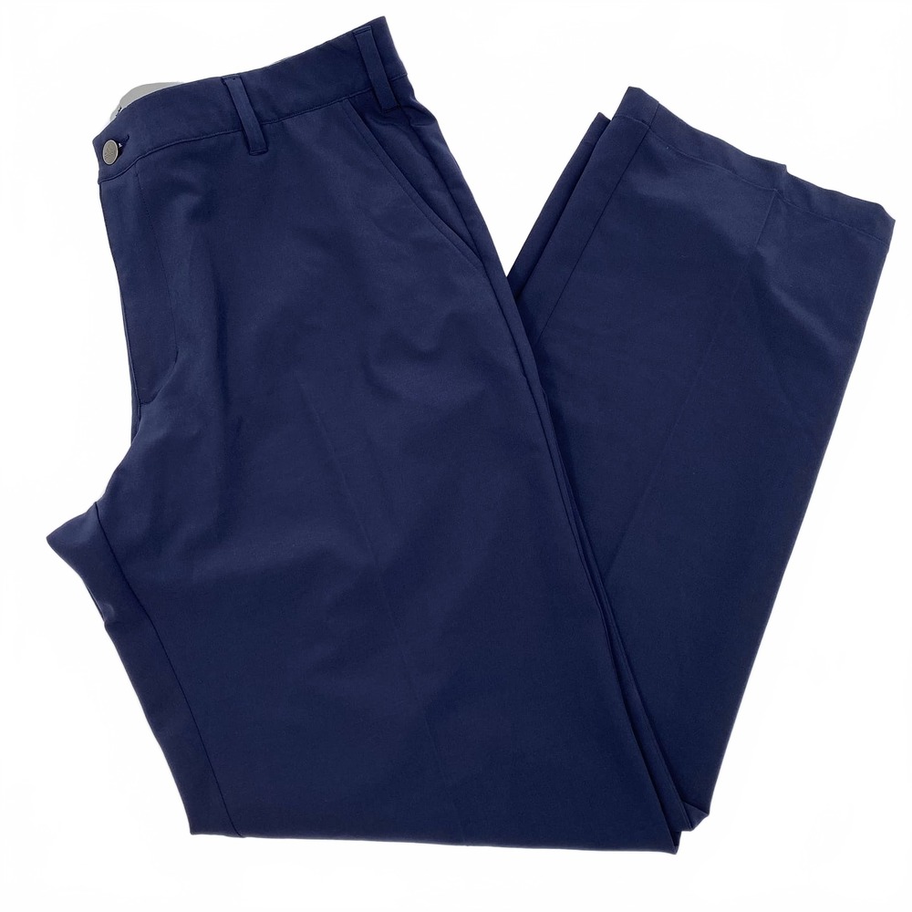 Adidas Navy Blue Straight Leg Pants | Mens 36